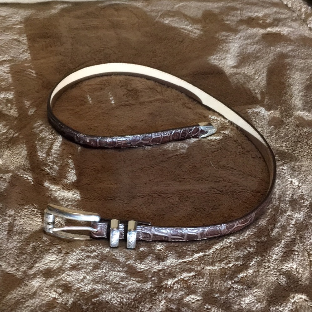 Talbots brown leather belt